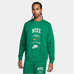 NIKE Club Fleece Sweatshirt Herren 365 - malachite/safety...