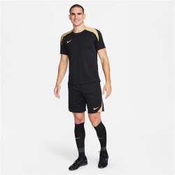 NIKE Strike Dri-FIT kurzarm Fußball Trainingsshirt Herren 011 - black/black/jersey gold/metallic gold S