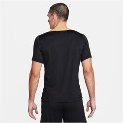 NIKE Strike Dri-FIT kurzarm Fußball Trainingsshirt Herren 011 - black/black/jersey gold/metallic gold S