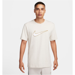 NIKE Sportswear SP T-Shirt Herren 104 - lt orewood brn/white M
