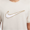 NIKE Sportswear SP T-Shirt Herren 104 - lt orewood brn/white M