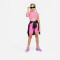 NIKE Dri-FIT Swoosh Sport-BH Mädchen 675 - playful pink/white S (128-137 cm)
