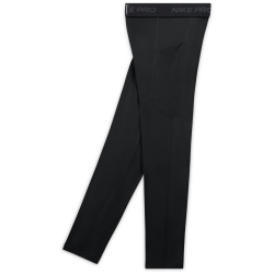NIKE Pro Dri-FIT Tights Jungen 010 - black/black/white XS...
