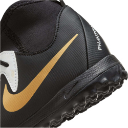 NIKE Jr. Phantom Luna II Academy TF Multinocken-Fu&szlig;ballschuhe Kinder 100 - white/black/mtlc gold coin 35