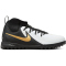 NIKE Jr. Phantom Luna II Academy TF Multinocken-Fu&szlig;ballschuhe Kinder 100 - white/black/mtlc gold coin 35