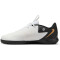 NIKE Jr. Phantom GX II Academy IC Hallen-Fußballschuhe Kinder 100 - white/black/mtlc gold coin 35
