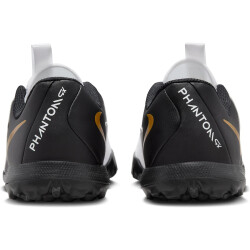 NIKE Jr. Phantom GX II Academy TF Multinocken-Fußballschuhe Kinder 100 - white/black/mtlc gold coin 36