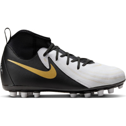 NIKE Jr. Phantom Luna II Academy AG Kunstrasen-Fu&szlig;ballschuhe Kinder 100 - white/black/mtlc gold coin 34