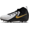 NIKE Jr. Phantom Luna II Academy AG Kunstrasen-Fu&szlig;ballschuhe Kinder 100 - white/black/mtlc gold coin 34