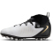 NIKE Jr. Phantom Luna II Academy AG Kunstrasen-Fu&szlig;ballschuhe Kinder 100 - white/black/mtlc gold coin 34