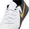NIKE Jr. Phantom GX II Club TF Multinocken-Fußballschuhe Kinder 100 - white/black/mtlc gold coin 38.5