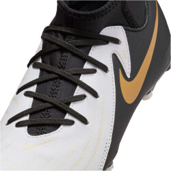 NIKE Jr. Phantom Luna II Academy FG/MG Fußballschuhe Kinder 100 - white/black/mtlc gold coin 35