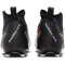 NIKE Jr. Phantom Luna II Academy FG/MG Fußballschuhe Kinder 100 - white/black/mtlc gold coin 35