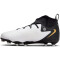 NIKE Jr. Phantom Luna II Academy FG/MG Fußballschuhe Kinder 100 - white/black/mtlc gold coin 37.5