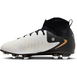 NIKE Jr. Phantom Luna II Club FG/MG Fußballschuhe Kinder 100 - white/black/mtlc gold coin 38