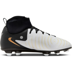 NIKE Jr. Phantom Luna II Club FG/MG Fußballschuhe Kinder 100 - white/black/mtlc gold coin 38