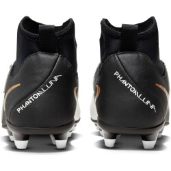 NIKE Jr. Phantom Luna II Club FG/MG Fußballschuhe Kinder 100 - white/black/mtlc gold coin 38