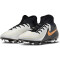NIKE Jr. Phantom Luna II Club FG/MG Fußballschuhe Kinder 100 - white/black/mtlc gold coin 38