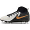 NIKE Jr. Phantom Luna II Club FG/MG Fußballschuhe Kinder 100 - white/black/mtlc gold coin 38
