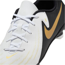 NIKE Jr. Phantom GX II Club FG/MG Fußballschuhe Kinder 100 - white/black/mtlc gold coin 37.5