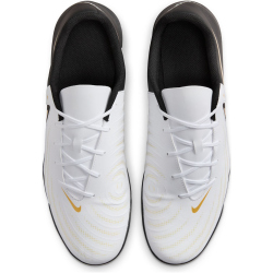 NIKE Phantom GX II Club TF Multinocken-Fu&szlig;ballschuhe 100 - white/black/mtlc gold coin 40.5