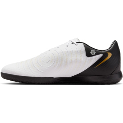 NIKE Phantom GX II Academy IC Hallen-Fu&szlig;ballschuhe 100 - white/black/mtlc gold coin 40