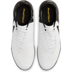 NIKE Phantom GX II Academy IC Hallen-Fu&szlig;ballschuhe 100 - white/black/mtlc gold coin 40