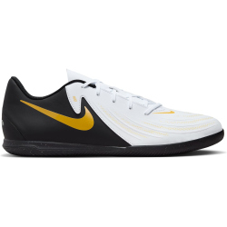 NIKE Phantom GX II Club IC Hallen-Fu&szlig;ballschuhe 100 - white/black/mtlc gold coin 40.5