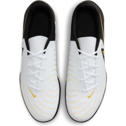 NIKE Phantom GX II Club IC Hallen-Fu&szlig;ballschuhe 100 - white/black/mtlc gold coin 40.5