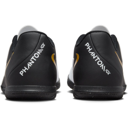 NIKE Phantom GX II Club IC Hallen-Fu&szlig;ballschuhe 100 - white/black/mtlc gold coin 40.5