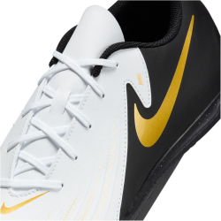 NIKE Phantom GX II Club IC Hallen-Fu&szlig;ballschuhe 100 - white/black/mtlc gold coin 40.5