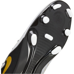 NIKE Phantom Luna II Club FG/MG Fußballschuhe 100 - white/black/mtlc gold coin 44