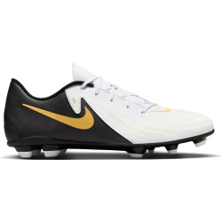 NIKE Phantom GX II Club FG/MG Fußballschuhe 100 - white/black/mtlc gold coin 45.5