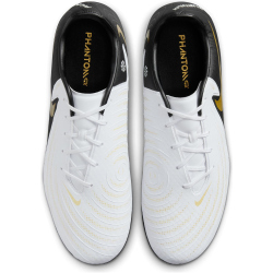 NIKE Phantom GX II Academy AG Kunstrasen-Fu&szlig;ballschuhe 100 - white/black/mtlc gold coin 40