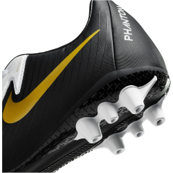 NIKE Phantom GX II Academy AG Kunstrasen-Fu&szlig;ballschuhe 100 - white/black/mtlc gold coin 40