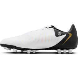 NIKE Phantom GX II Academy AG Kunstrasen-Fußballschuhe 100 - white/black/mtlc gold coin 44