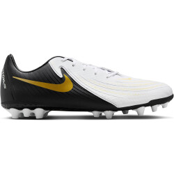 NIKE Phantom GX II Academy AG Kunstrasen-Fußballschuhe 100 - white/black/mtlc gold coin 44