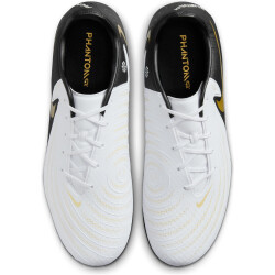 NIKE Phantom GX II Academy AG Kunstrasen-Fußballschuhe 100 - white/black/mtlc gold coin 44