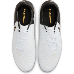 NIKE Phantom GX II Academy FG/MG Fu&szlig;ballschuhe 100 - white/black/mtlc gold coin 36