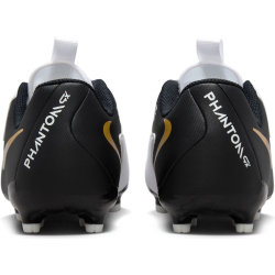 NIKE Jr. Phantom GX II Academy FG/MG Fu&szlig;ballschuhe Kinder 100 - white/black/mtlc gold coin 32