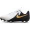 NIKE Jr. Phantom GX II Academy FG/MG Fu&szlig;ballschuhe Kinder 100 - white/black/mtlc gold coin 32