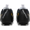 NIKE Jr. Phantom GX II Academy FG/MG Fußballschuhe Kinder 100 - white/black/mtlc gold coin 35.5