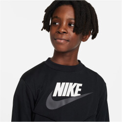 NIKE Sportswear Trainingsanzug Kinder 010 - black/white/white XL (158-170 cm)
