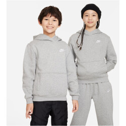 NIKE Sportswear Club Fleece Hoodie Kinder 063 - dk grey...