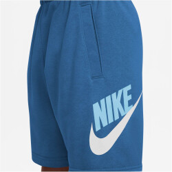 NIKE Sportswear Club French Terry Fleece Shorts Kinder 476 - court blue/white/aquarius blue S (128-137 cm)