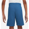 NIKE Sportswear Club French Terry Fleece Shorts Kinder 476 - court blue/white/aquarius blue S (128-137 cm)