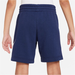 NIKE Sportswear Club French Terry Fleece Shorts Kinder 410 - midnight navy/white XS (122-128 cm)