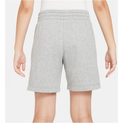 NIKE Sportswear Club French Terry Fleece Shorts Kinder 063 - dk grey heather/base grey/white S (128-137 cm)