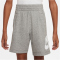 NIKE Sportswear Club French Terry Fleece Shorts Kinder 063 - dk grey heather/base grey/white S (128-137 cm)