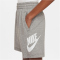 NIKE Sportswear Club French Terry Fleece Shorts Kinder 063 - dk grey heather/base grey/white S (128-137 cm)